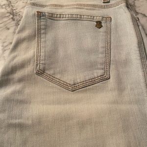 Bally Jeans, washed out light blue, made in Italy-new, never warn